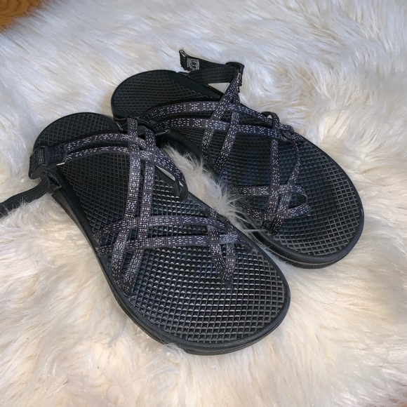 Chaco Shoes - Chaco gray strap slip in water sandals ladies 7 Chaco Shoes - Chaco gray strap slip in water sandals ladies 7